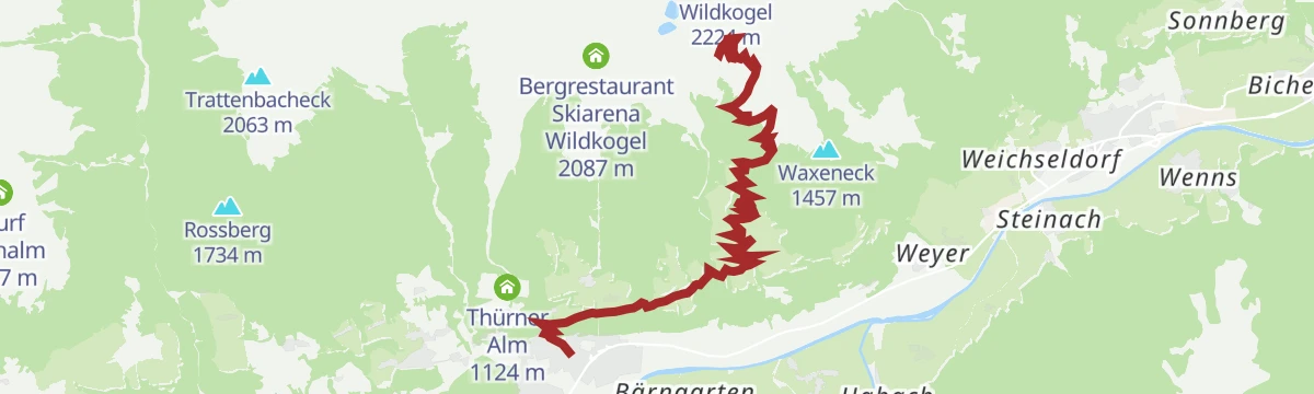 Route map: Neukirchen: 3F Ambrosiuskapelle